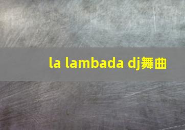 la lambada dj舞曲